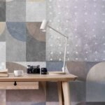 Αυτοκόλλητη Ταπετσαρία τοίχου PASTEL GEOMETRIC