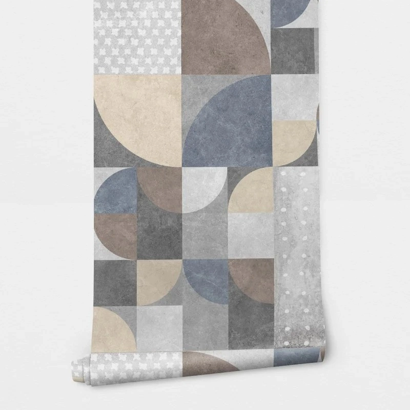Αυτοκόλλητη Ταπετσαρία τοίχου PASTEL GEOMETRIC