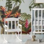 Αυτοκόλλητη Ταπετσαρία τοίχου PASTEL TROPICAL FOREST