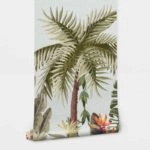 Αυτοκόλλητη Ταπετσαρία τοίχου PASTEL TROPICAL FOREST