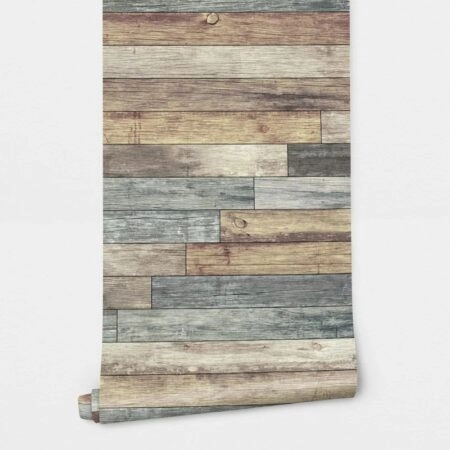 Αυτοκόλλητη Ταπετσαρία τοίχου PASTEL WOOD - Απομίμηση υλικών Sticky 2