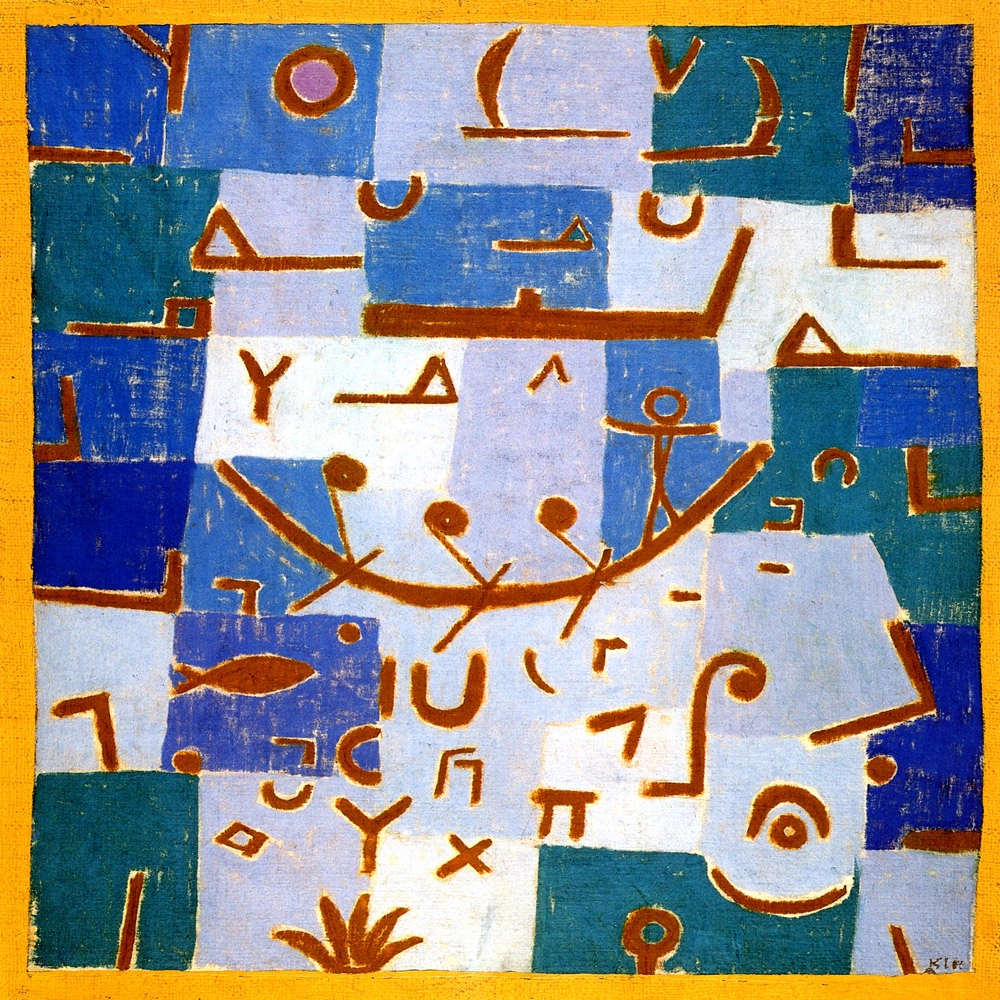 Πίνακας σε καμβά PAUL KLEE - LEGEND OF THE NILE