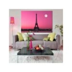 Πινακας σε καμβά PINK EIFFEL
