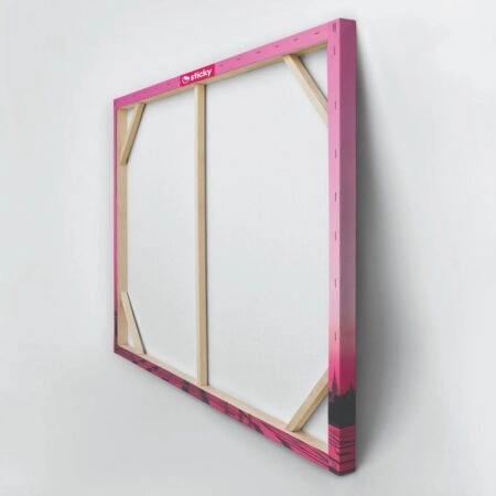 Πινακας σε καμβά PINK EIFFEL - Παρισι Sticky 4