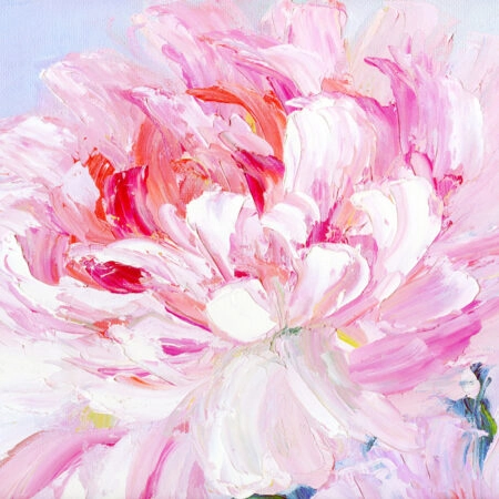 Πινακας σε καμβά PINK PEONY FLOWER - Floral - Λουλουδια Sticky 4