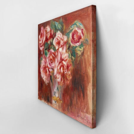 Πίνακας σε καμβά RENOIR - ROSES DANS UN VASE - Pierre Auguste Renoir Sticky 3