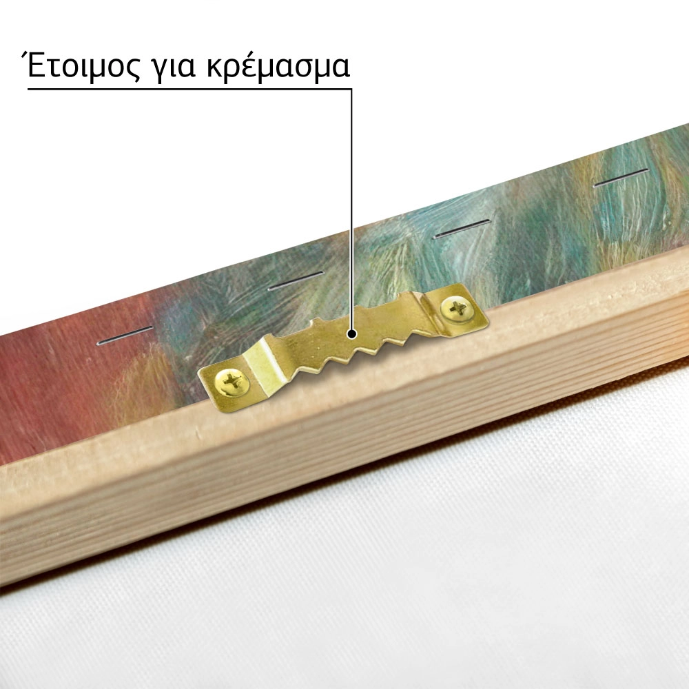 Πίνακας σε καμβά RENOIR - ROSES DANS UN VASE