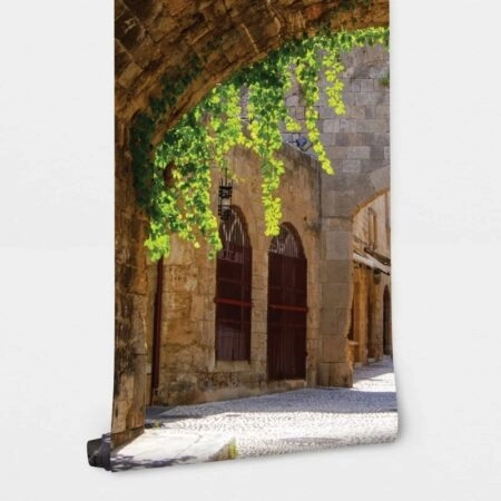 Αυτοκόλλητη Ταπετσαρία τοίχου RHODES STREET - Χάρτες - Πόλεις Sticky 2