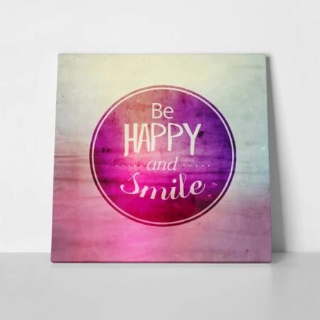 Πίνακας σε καμβά SMILE