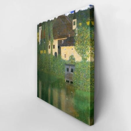 Πινακας σε καμβα KLIMT - SCHLOSS KAMMER AT LAKE ATTER - Gustav Klimt Sticky 2