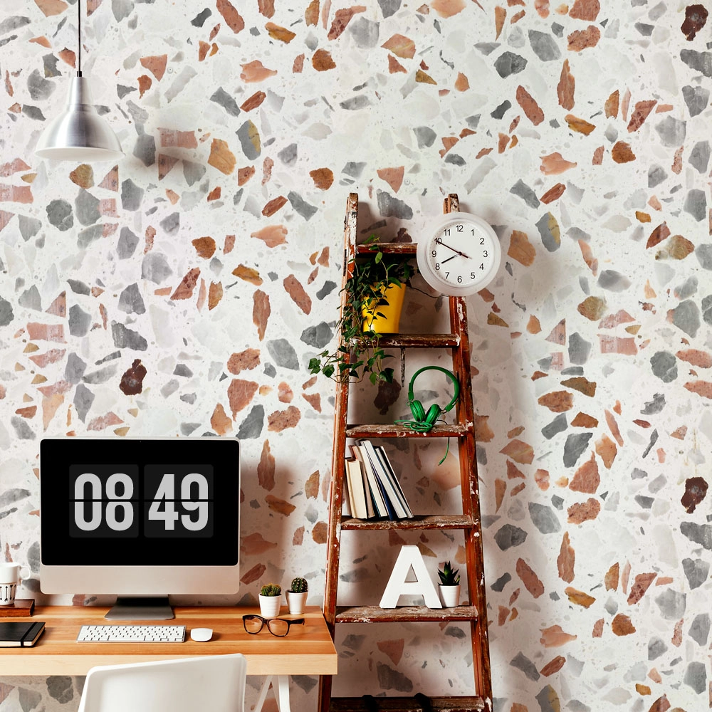 Αυτοκόλλητη Ταπετσαρία τοίχου TERRAZZO TEXTURE
