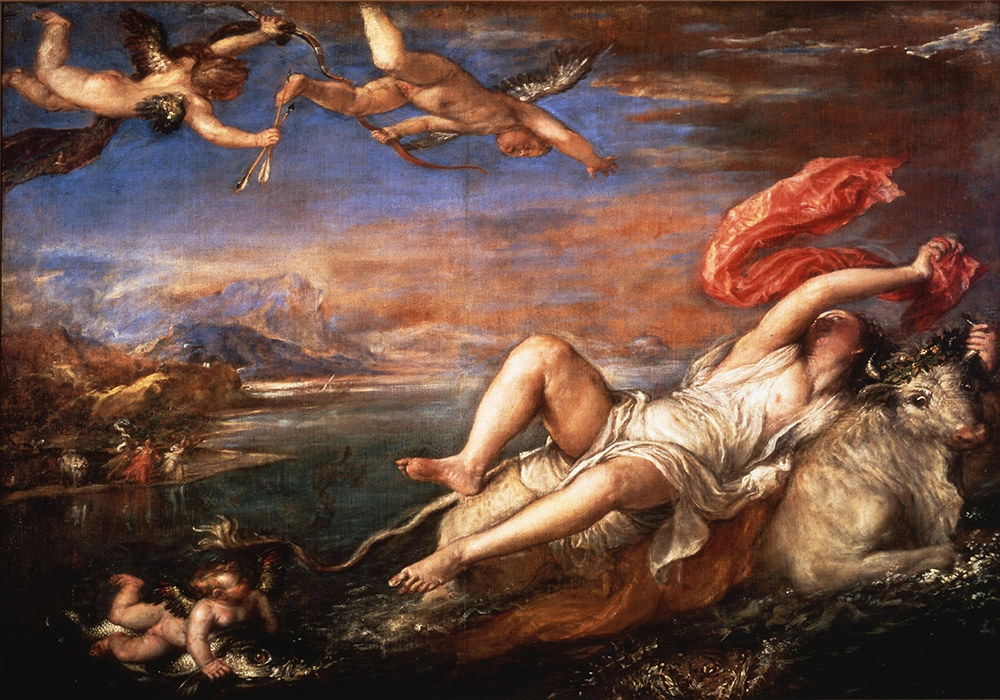 Πινακας σε καμβά TITIAN - EUROPA