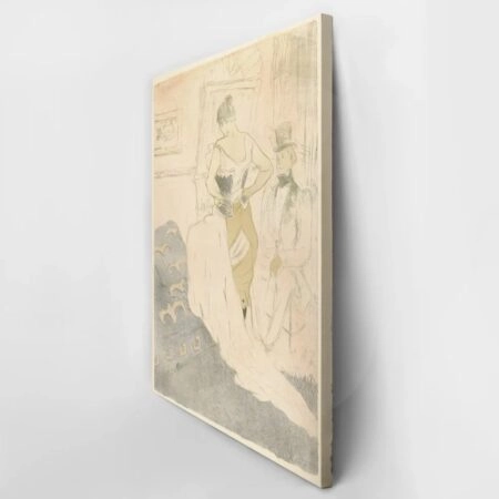 Πινακας σε καμβά TOULOUSE LAUTREC - FASTENING A CORSET - Toulouse Lautrec Sticky 2