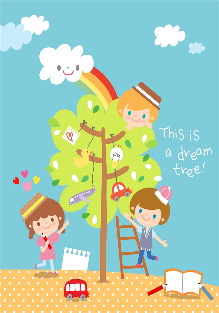 Πινακας σε καμβά TREE KIDS