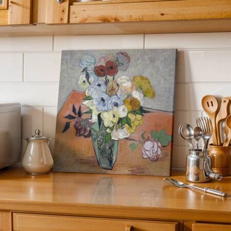 Πίνακας σε καμβά VAN GOGH - ROSES AND ANEMONES