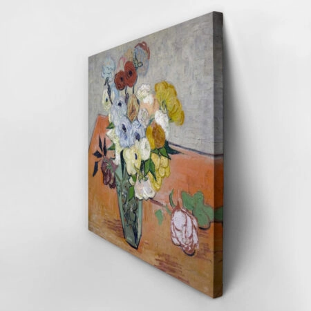 Πίνακας σε καμβά VAN GOGH - ROSES AND ANEMONES - Vincent Van Gogh Sticky 3