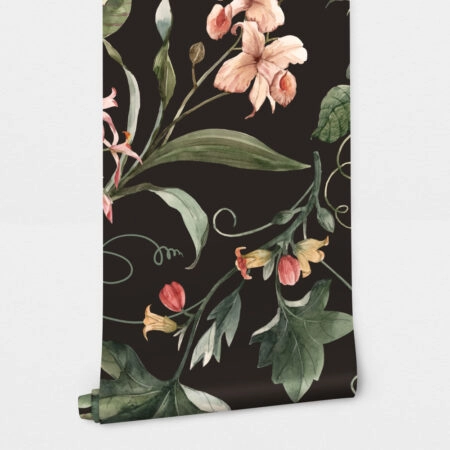 Αυτοκόλλητη Ταπετσαρία τοίχου VINTAGE BOTANICAL - Floral - Λουλουδια Sticky 2