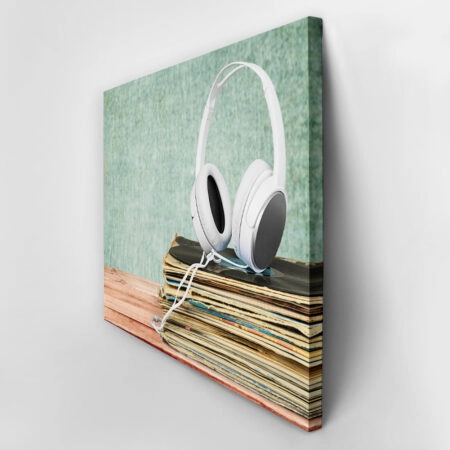 Πινακας σε καμβά VINYL - Μουσικη Sticky 2