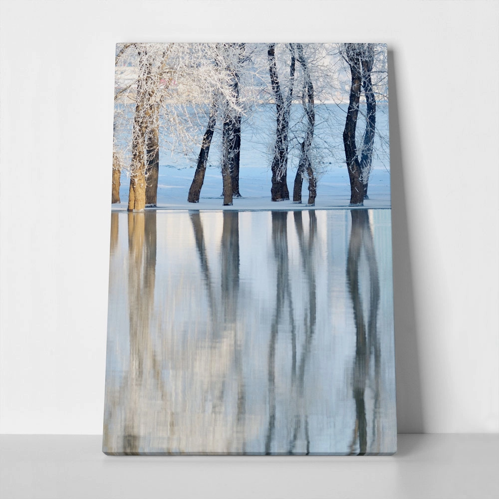 Πινακας σε καμβά WINTER LANDSCAPE