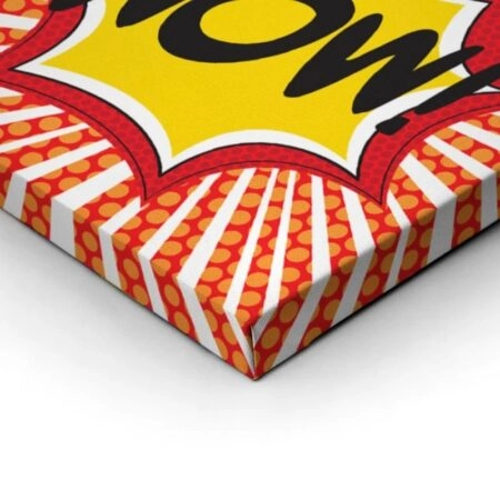 Πίνακας σε καμβά WOW - Typography και Χαρτες Sticky 1