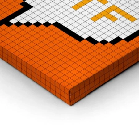 Πίνακας σε καμβά WTF - Typography και Χαρτες Sticky 1