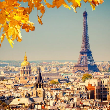 Πινακας σε καμβά YELLOW PARIS - Παρισι Sticky 4