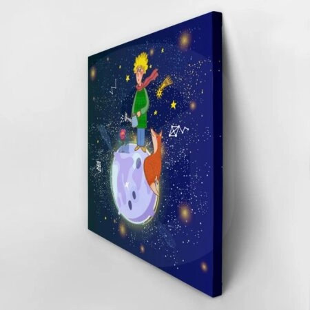 Πίνακας σε καμβά ILLUSTRATION OF LITTLE PRINCE - Παιδικοι και set Sticky 2
