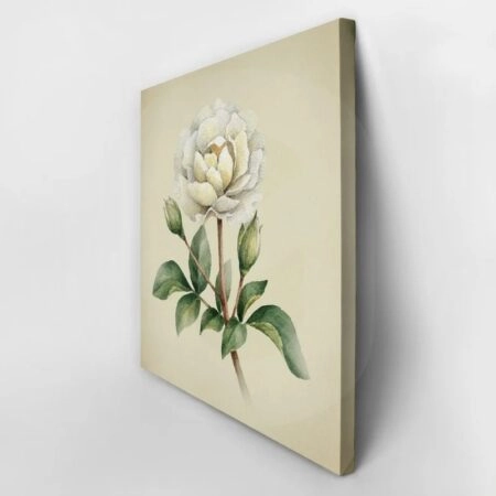 Πίνακας σε καμβά UNIQUE WATERCOLOR PEONY FLOWERS - Floral - Λουλουδια Sticky 2