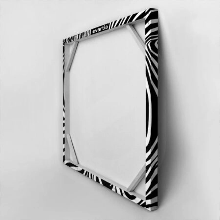 Πίνακας σε καμβά ZEBRA COUPLE BACKGROUND - Ζεμπρες Sticky 3