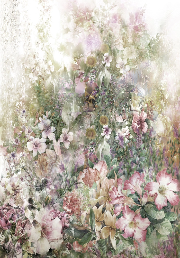 Πινακας σε καμβά ABSTRACT FLOWERS 6