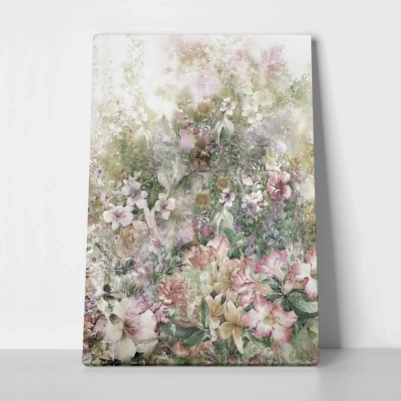 Πινακας σε καμβά ABSTRACT FLOWERS 6