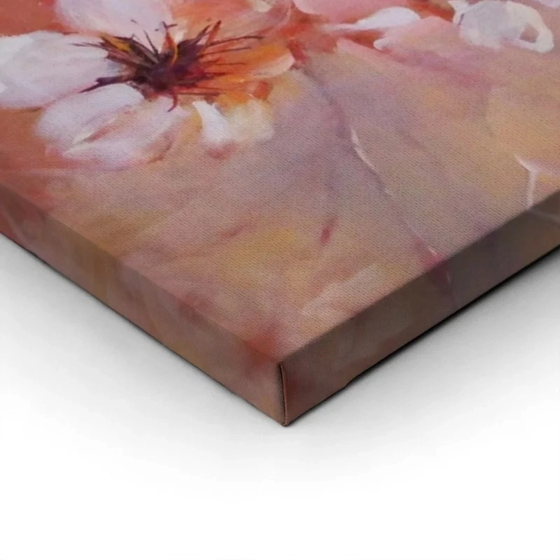 Πινακας σε καμβά ALMONDS BLOSSOM HANDMADE PAINTING BOUQUET