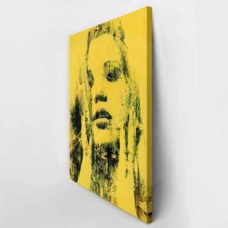 Πινακας σε καμβά ART GRUNGE PORTRAIT - Πορτραιτα και Φιγουρες Sticky 2