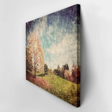 Πινακας σε καμβά AUTUMN PARK VINTAGE ART - Υπαιθρος Sticky 3