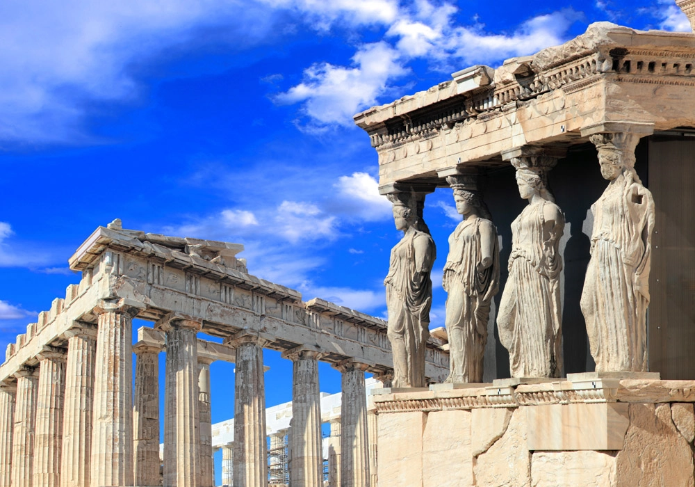 Πινακας σε καμβά CARYATIDS