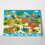 Πινακας σε καμβά DINOSAUR LAND