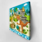 Πινακας σε καμβά DINOSAUR LAND