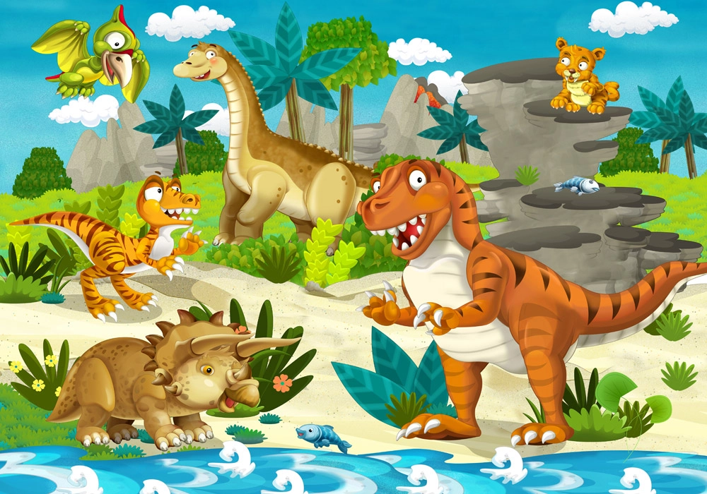 Πινακας σε καμβά DINOSAUR LAND
