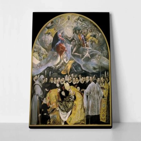 Πινακας σε καμβά EL GRECO - THE BURIAL OF THE COUNT OF ORGAZ