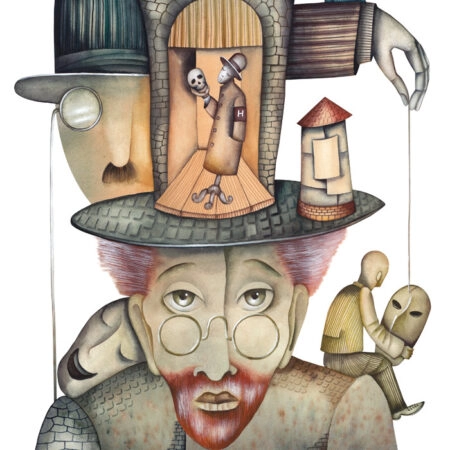 Πινακας σε καμβά HAMLET OF SHAKESPEARE - Αφηρημενα και Abstract Sticky 4