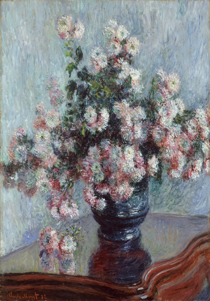 Πινακας σε καμβά MONET - CHRYSANTHEMUM