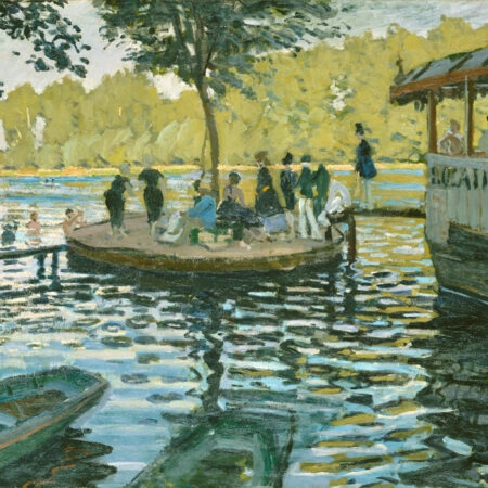 Πινακας σε καμβά MONET - LA GRENOUILLERE - Monet Claude Sticky 5