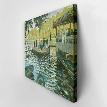 Πινακας σε καμβά MONET - LA GRENOUILLERE - Monet Claude Sticky 3
