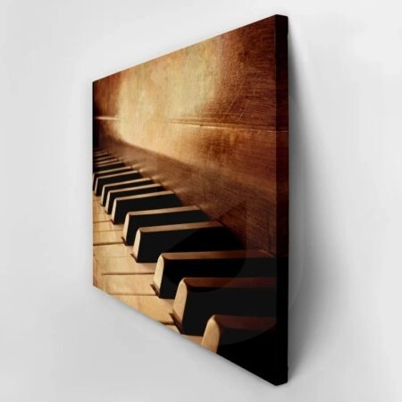 Πινακας σε καμβά OLD PIANO - Πιανο - Πληκτροφορα οργανα Sticky 2