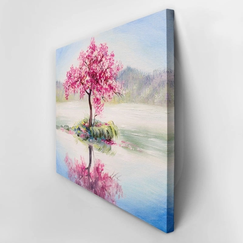 Πινακας σε καμβά ORIENTAL CHERRY TREE