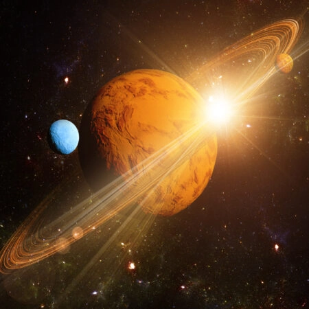 Πινακας σε καμβά PLANET - Διαστημα και Τεχνολογια Sticky 4