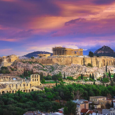 Πινακας σε καμβά RUINS OF ACROPOLIS - Αξιοθεατα και Ιστορια Sticky 4