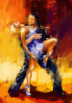 Πινακας σε καμβά RUMBA DANCERS