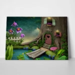 Πινακας σε καμβά TREE DOOR