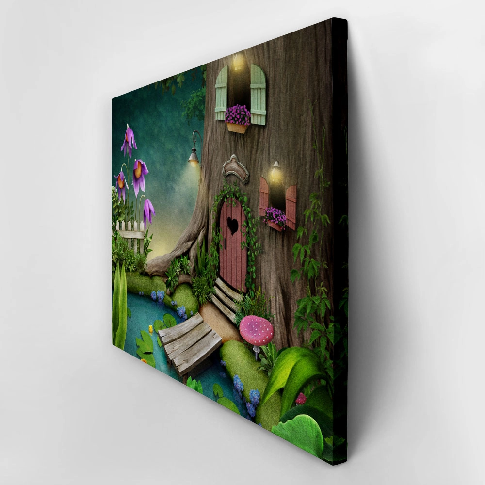 Πινακας σε καμβά TREE DOOR